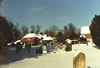 Click to enlarge - Churchyard in the snow 1