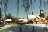 Click to enlarge - Churchyard in the snow 2